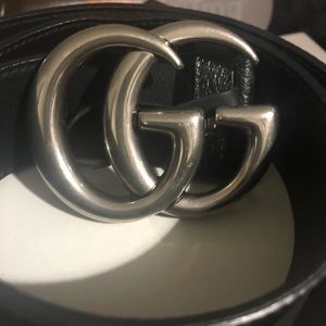 Black Gucci Belt
